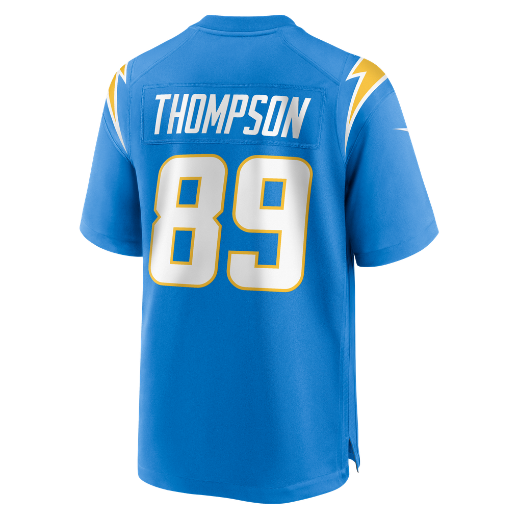 Men's Los Angeles Chargers Brenen Thompson Nike Powder Blue Team Game Jersey - Image 6