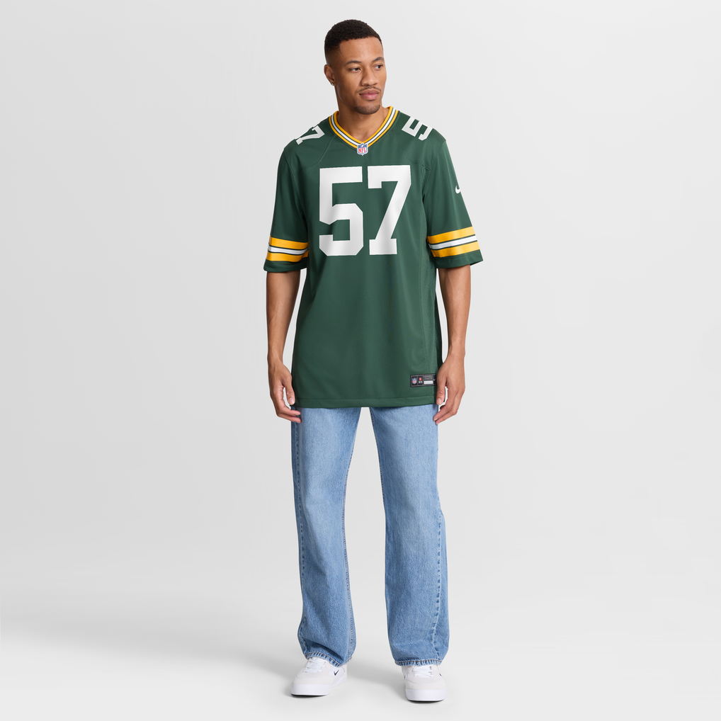 Men's Green Bay Packers Brenton Cox Jr. Nike  Green  Game Jersey - Image 8