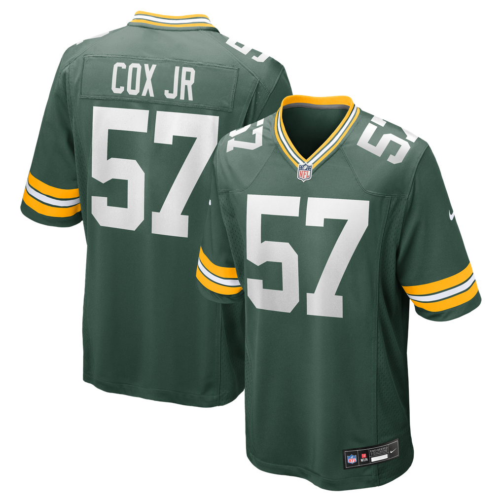 Men's Green Bay Packers Brenton Cox Jr. Nike  Green  Game Jersey - Image 2