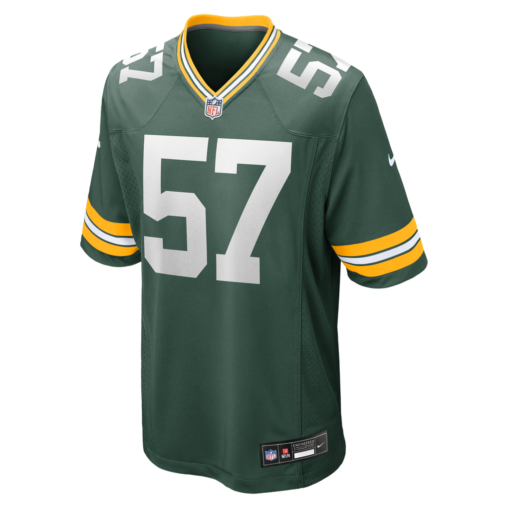 Men's Green Bay Packers Brenton Cox Jr. Nike  Green  Game Jersey - Image 3