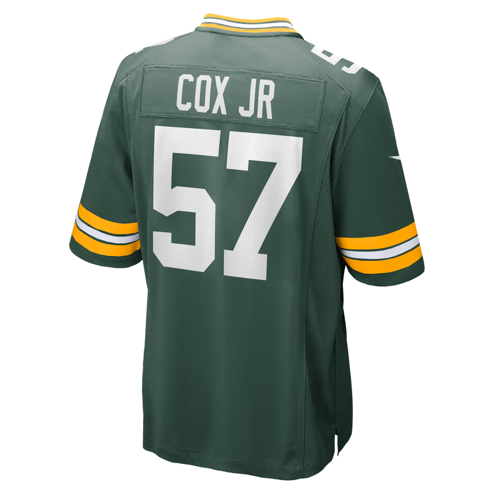 Men's Green Bay Packers Brenton Cox Jr. Nike  Green  Game Jersey - Image 4