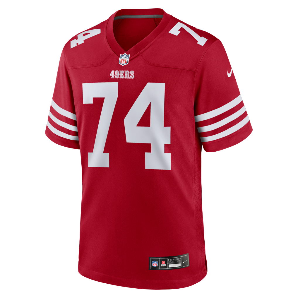 Men's San Francisco 49ers Brett Toth Nike  Scarlet Team Game Jersey - Image 3