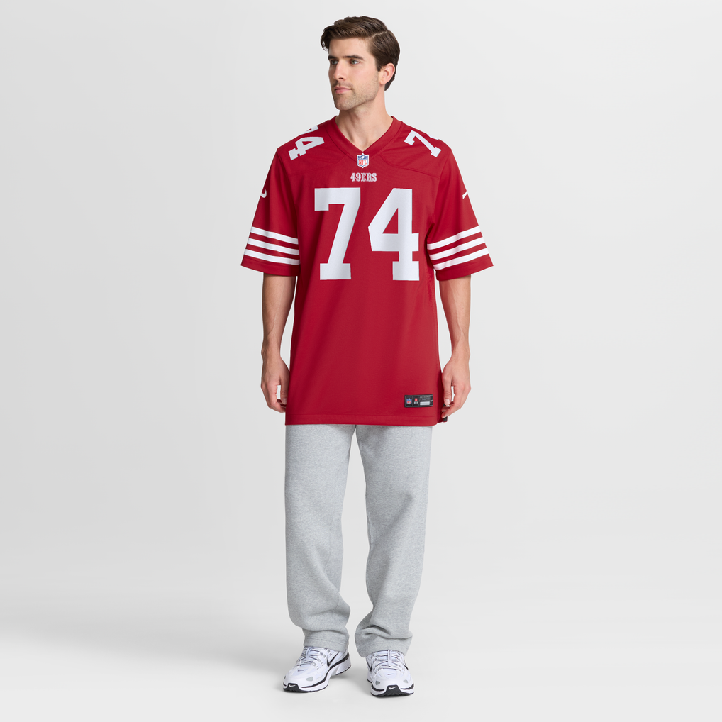 Men's San Francisco 49ers Brett Toth Nike  Scarlet Team Game Jersey - Image 5