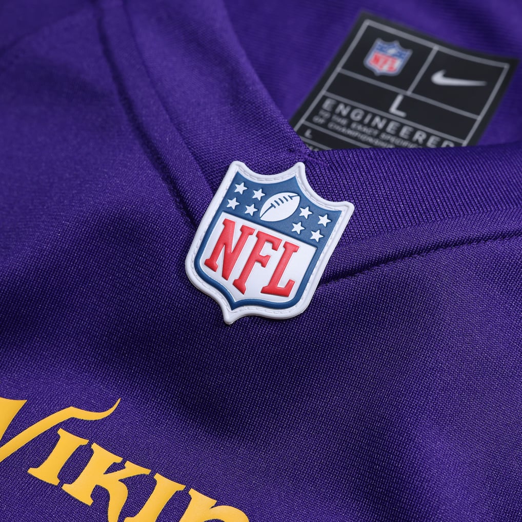Men's Minnesota Vikings Brian Asamoah II Nike  Purple  Game Jersey - Image 5