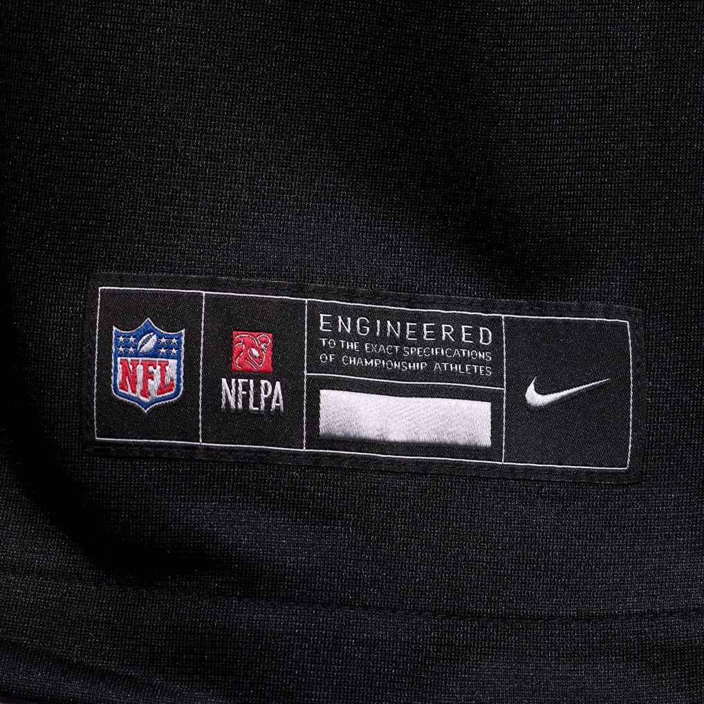 Men's Detroit Lions Brian Branch Nike Black Alternate Game Jersey - Image 7