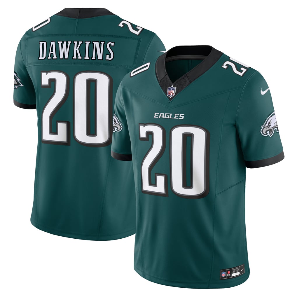 Men's Philadelphia Eagles Brian Dawkins Nike Midnight Green Vapor F.U.S.E. Limited Jersey - Image 1