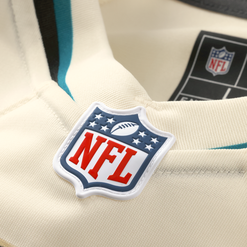 Men's Jacksonville Jaguars Brian Thomas Jr. Nike Natural 2026 Rivalries Collection Game Jersey - Image 15