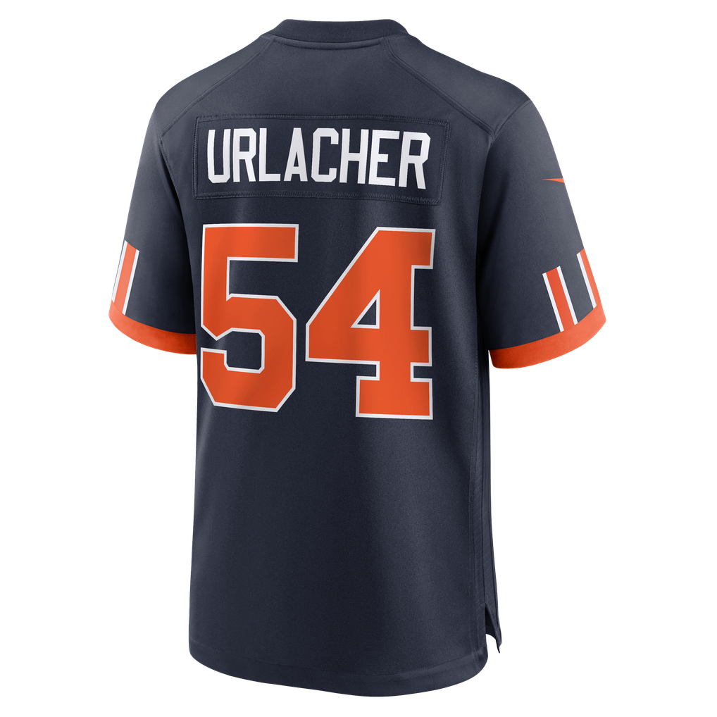Men's Chicago Bears Brian Urlacher Nike Navy 2026 Rivalries Collection Game Jersey - Image 4