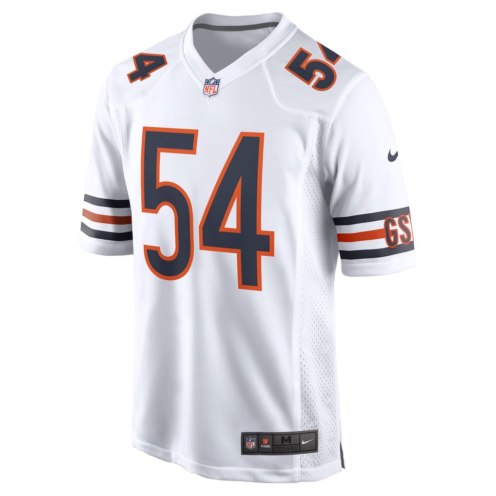 Men's Chicago Bears Brian Urlacher Nike White Retired Player Game Jersey - Image 3