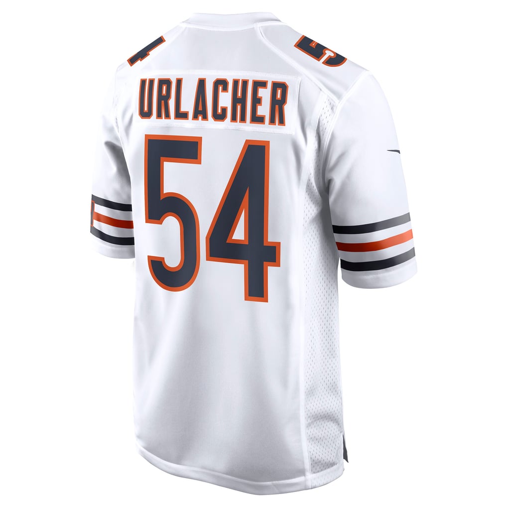 Men's Chicago Bears Brian Urlacher Nike White Retired Player Game Jersey - Image 4