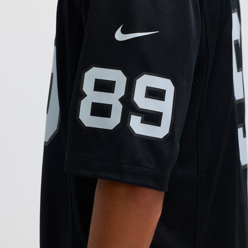 Men's Las Vegas Raiders Brock Bowers Nike Black  Player Game Jersey - Image 11