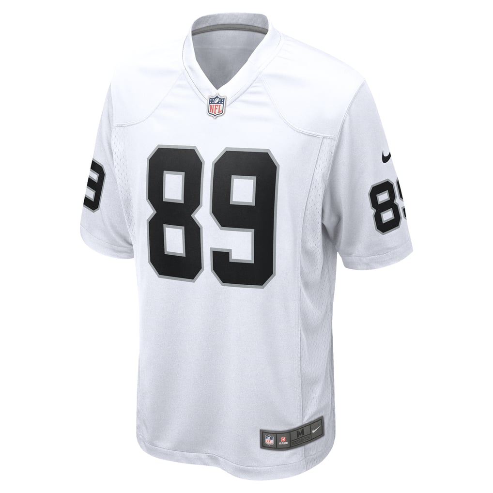 Men's Las Vegas Raiders Brock Bowers Nike  White Game Jersey - Image 3