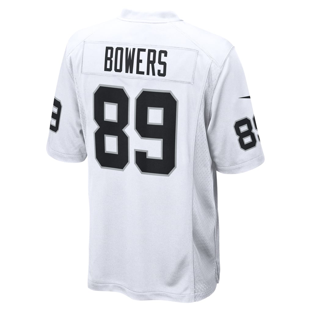 Men's Las Vegas Raiders Brock Bowers Nike  White Game Jersey - Image 4