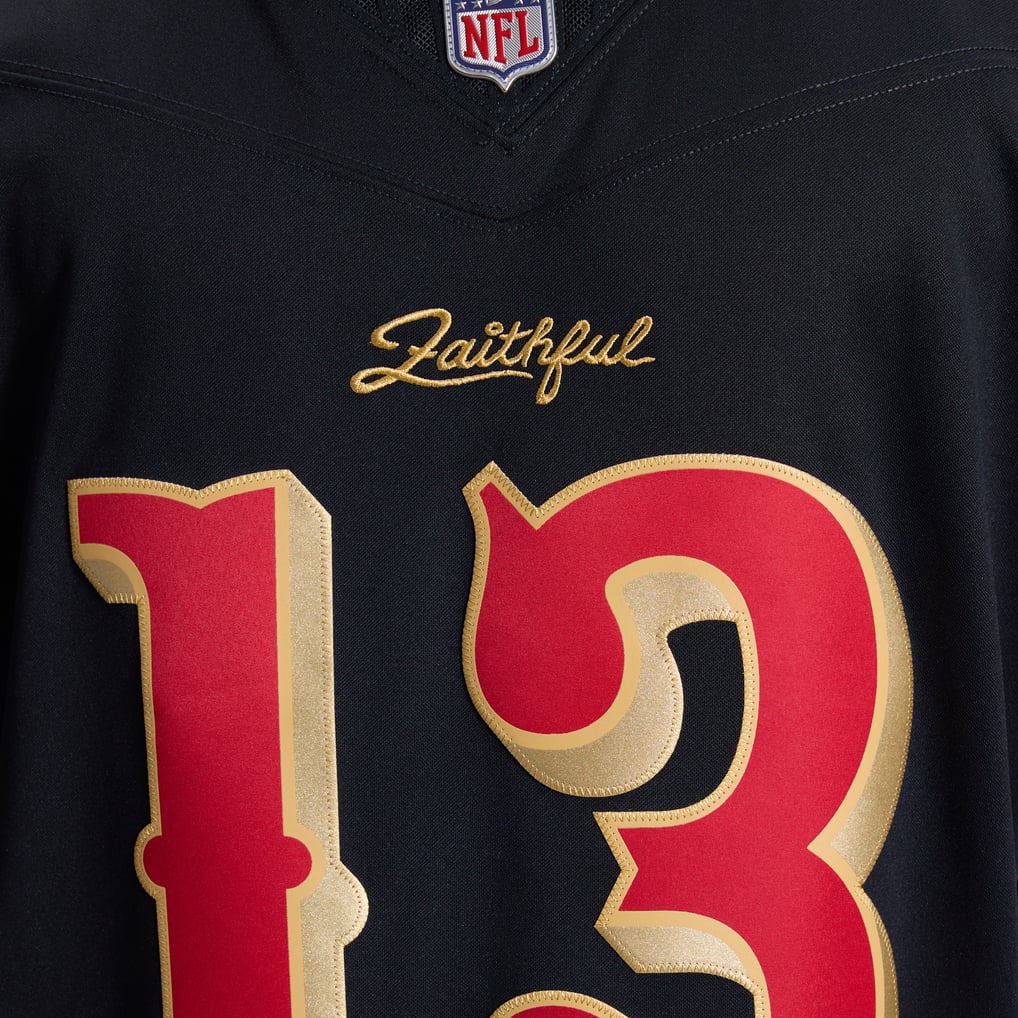 Men's San Francisco 49ers Brock Purdy Nike Black Rivalries Collection Stitched Limited Jersey - Image 14