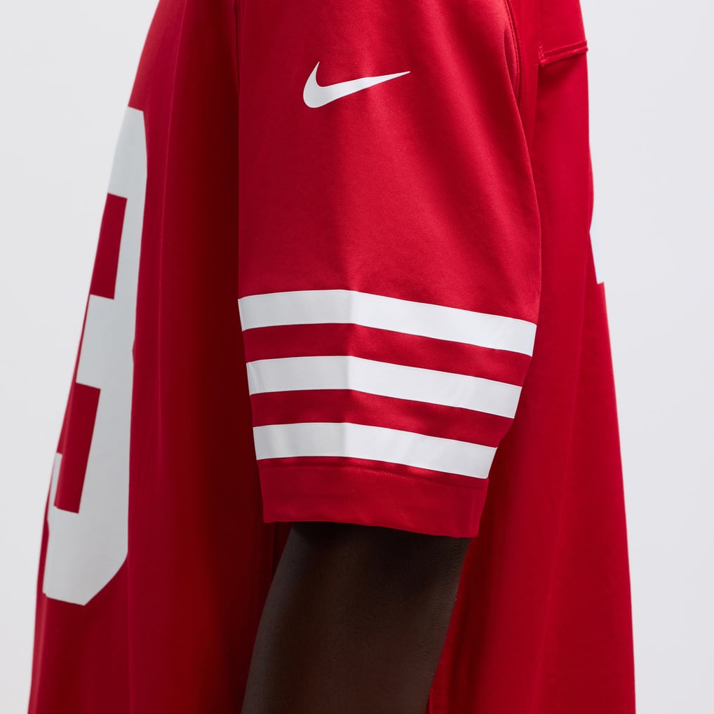 Men's San Francisco 49ers Brock Purdy Nike Scarlet Game Player Jersey - Image 11