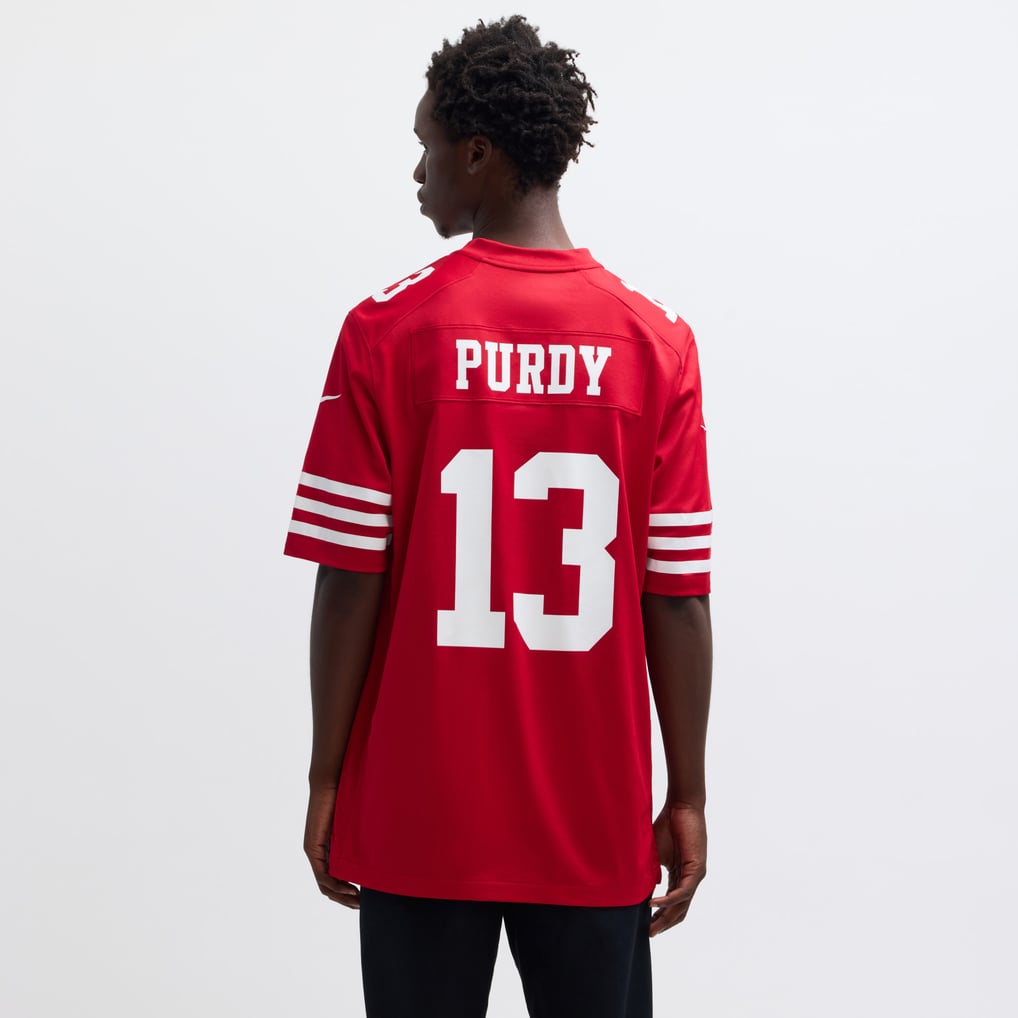 Men's San Francisco 49ers Brock Purdy Nike Scarlet Game Player Jersey - Image 6