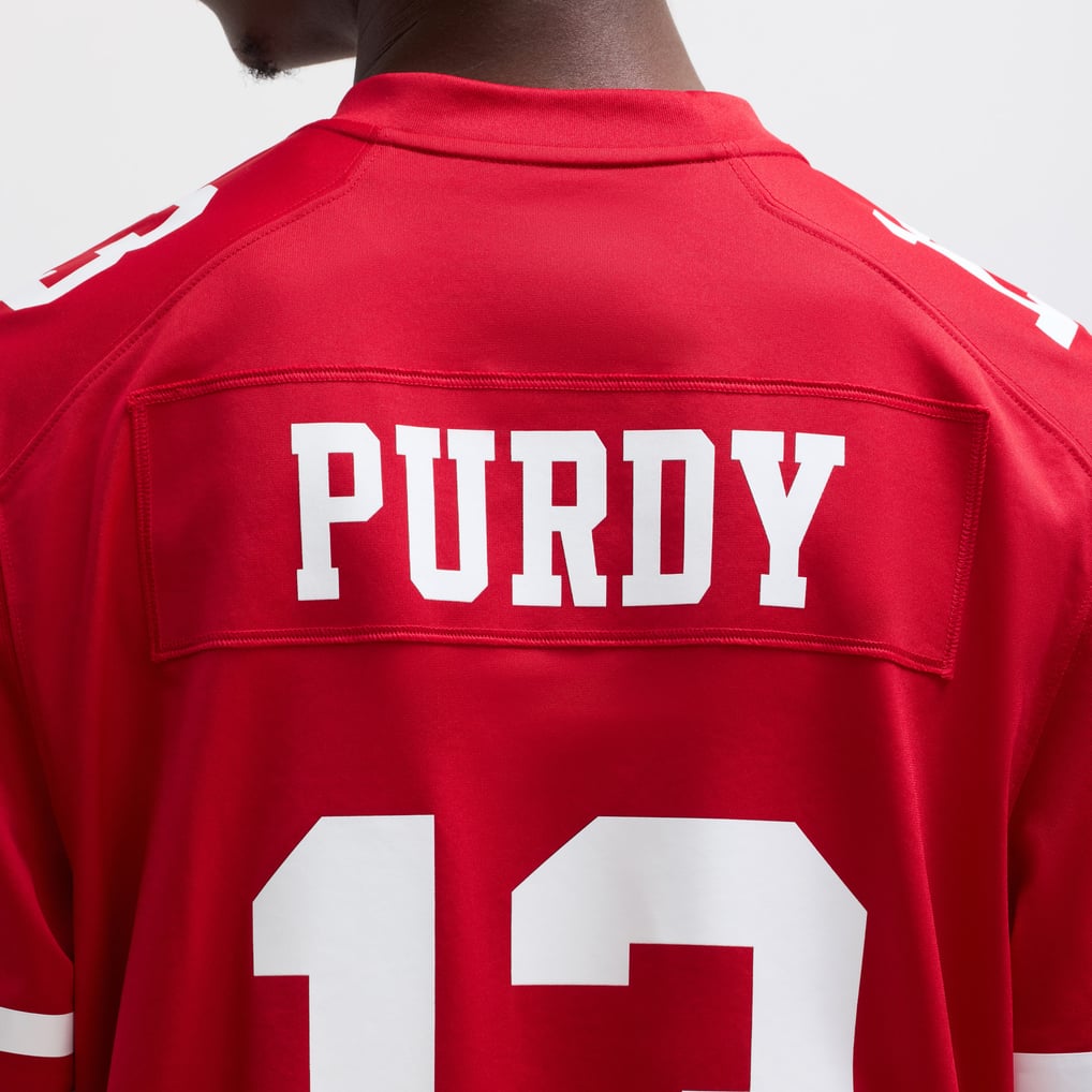 Men's San Francisco 49ers Brock Purdy Nike Scarlet Game Player Jersey - Image 9