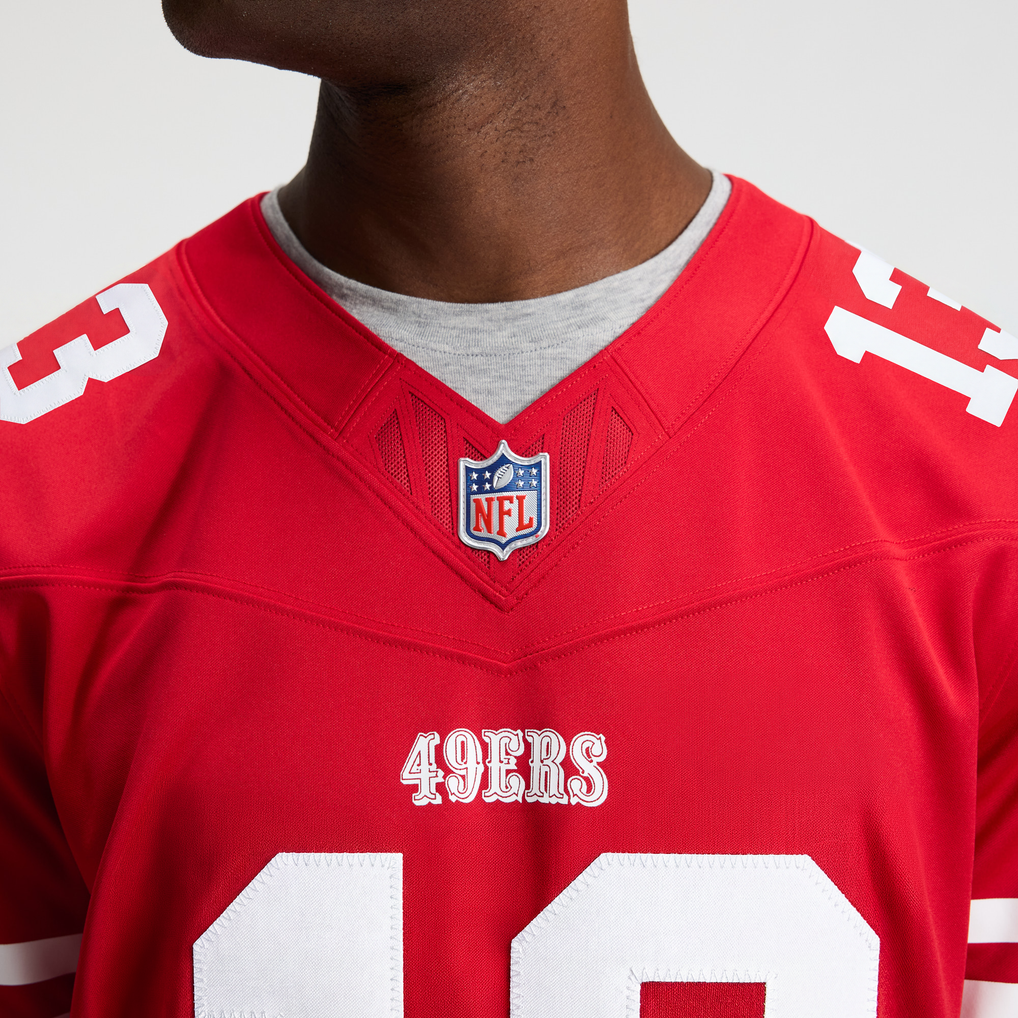 Men's San Francisco 49ers Brock Purdy Nike Scarlet Team Vapor F.U.S.E. Stitched Limited Jersey - Image 9