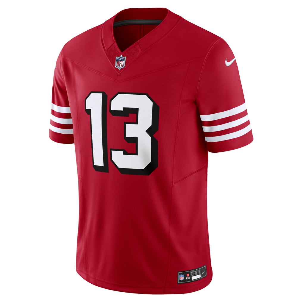 Men's San Francisco 49ers Brock Purdy Nike Scarlet Vapor F.U.S.E. Limited Jersey - Image 3