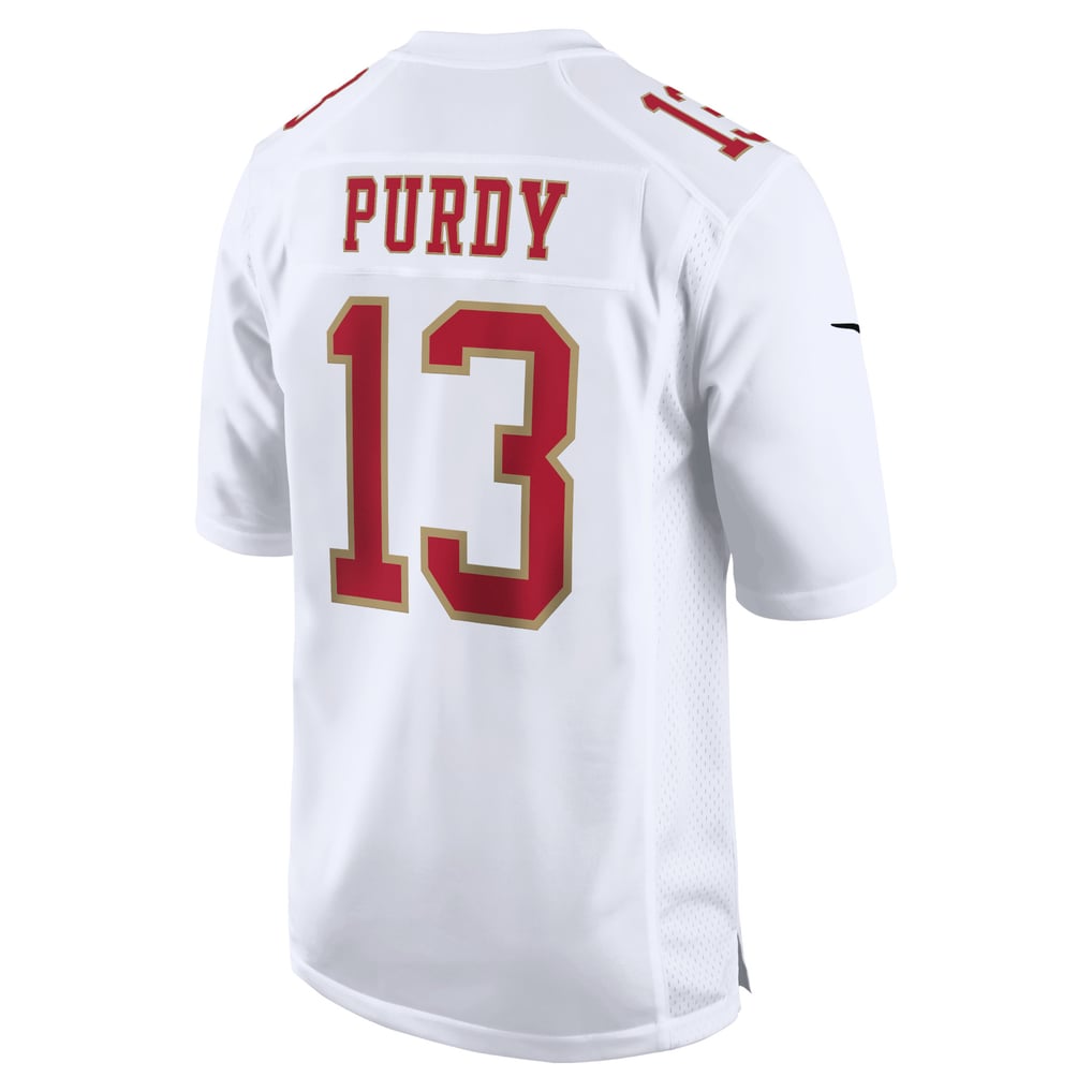 Men's San Francisco 49ers Brock Purdy Nike Tundra White Fashion Game Jersey - Image 4