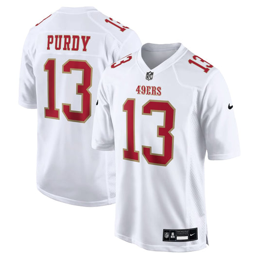 Men's San Francisco 49ers Brock Purdy Nike Tundra White Fashion Game Jersey - Image 1