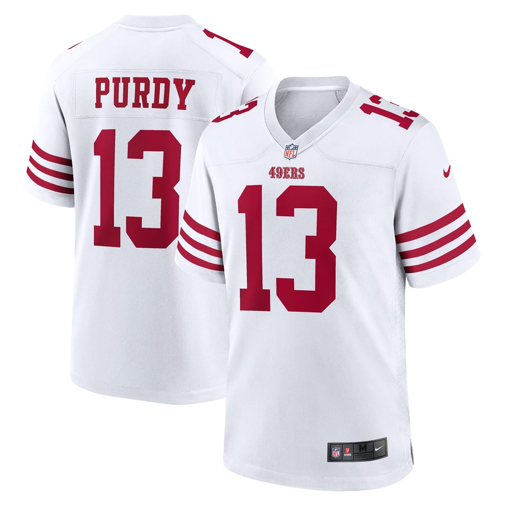 Men's San Francisco 49ers Brock Purdy Nike White Game Player Jersey - Image 2