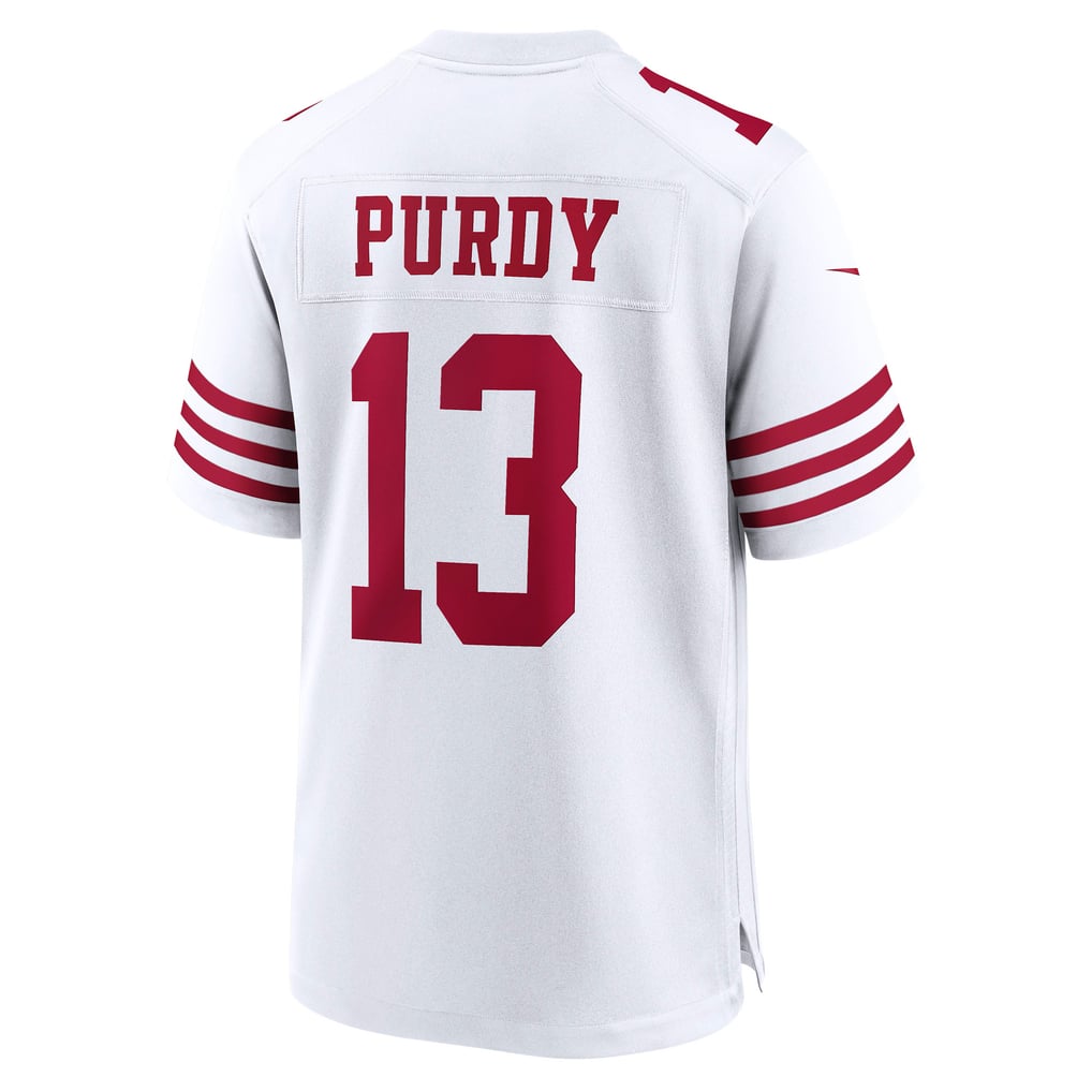 Men's San Francisco 49ers Brock Purdy Nike White Game Player Jersey - Image 4