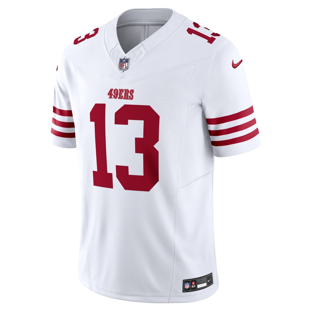 Men's San Francisco 49ers Brock Purdy Nike White Vapor F.U.S.E. Limited Jersey - Image 3