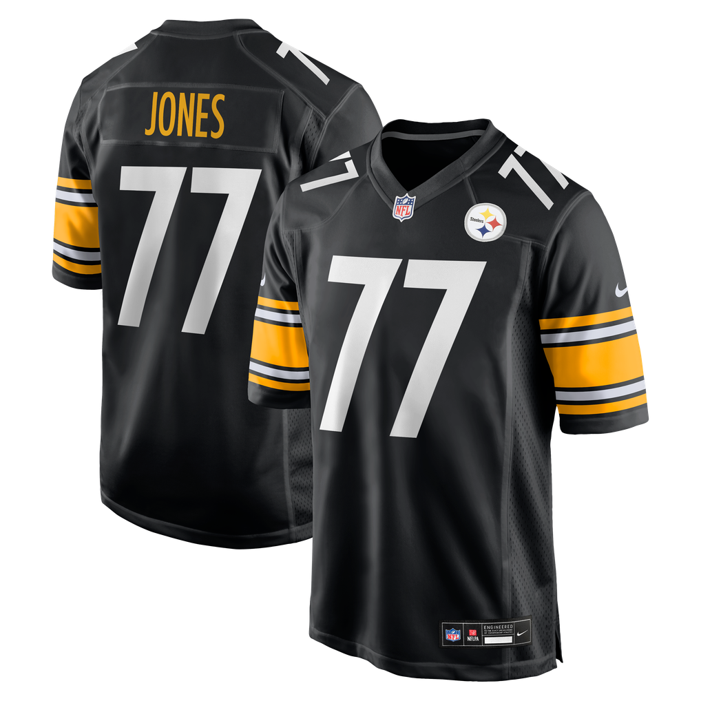 Men's Pittsburgh Steelers Broderick Jones Nike Black  Game Jersey - Image 1
