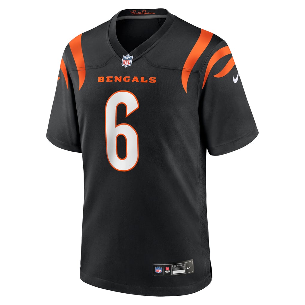 Men's Cincinnati Bengals Bryan Cook Nike Black Team Game Jersey - Image 3