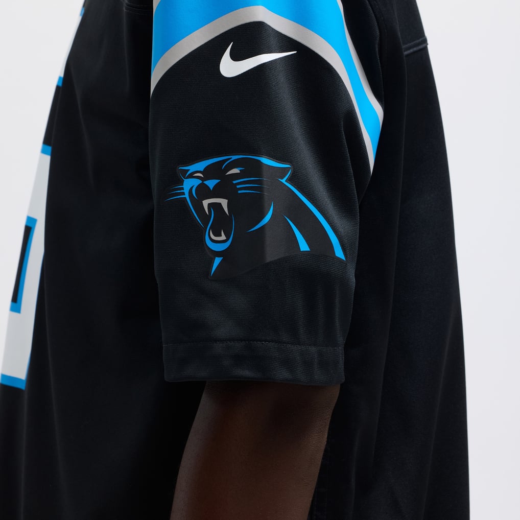 Men's Carolina Panthers Bryce Young Nike Black Team Game Jersey - Image 11