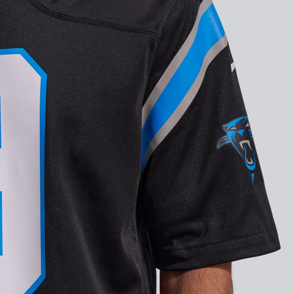 Men's Carolina Panthers Bryce Young Nike Black Team Game Jersey - Image 14