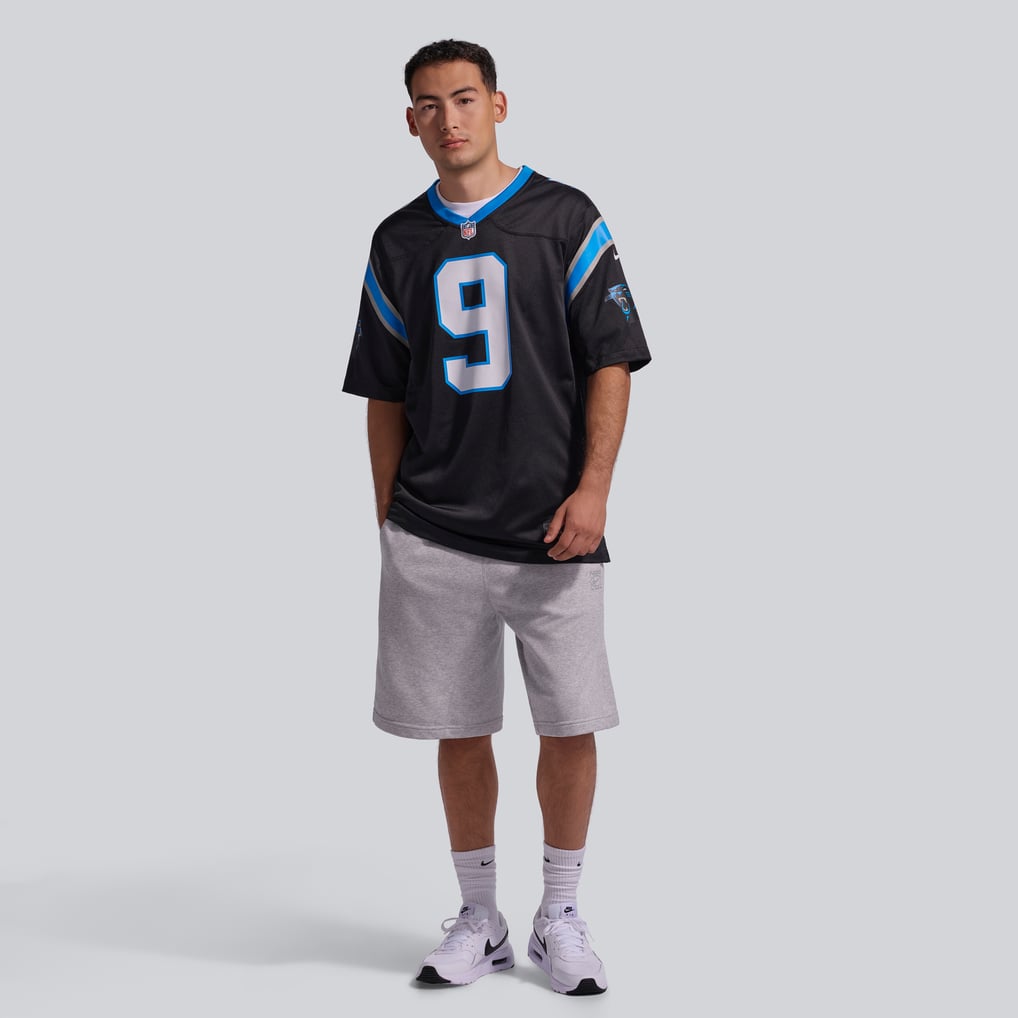 Men's Carolina Panthers Bryce Young Nike Black Team Game Jersey - Image 5