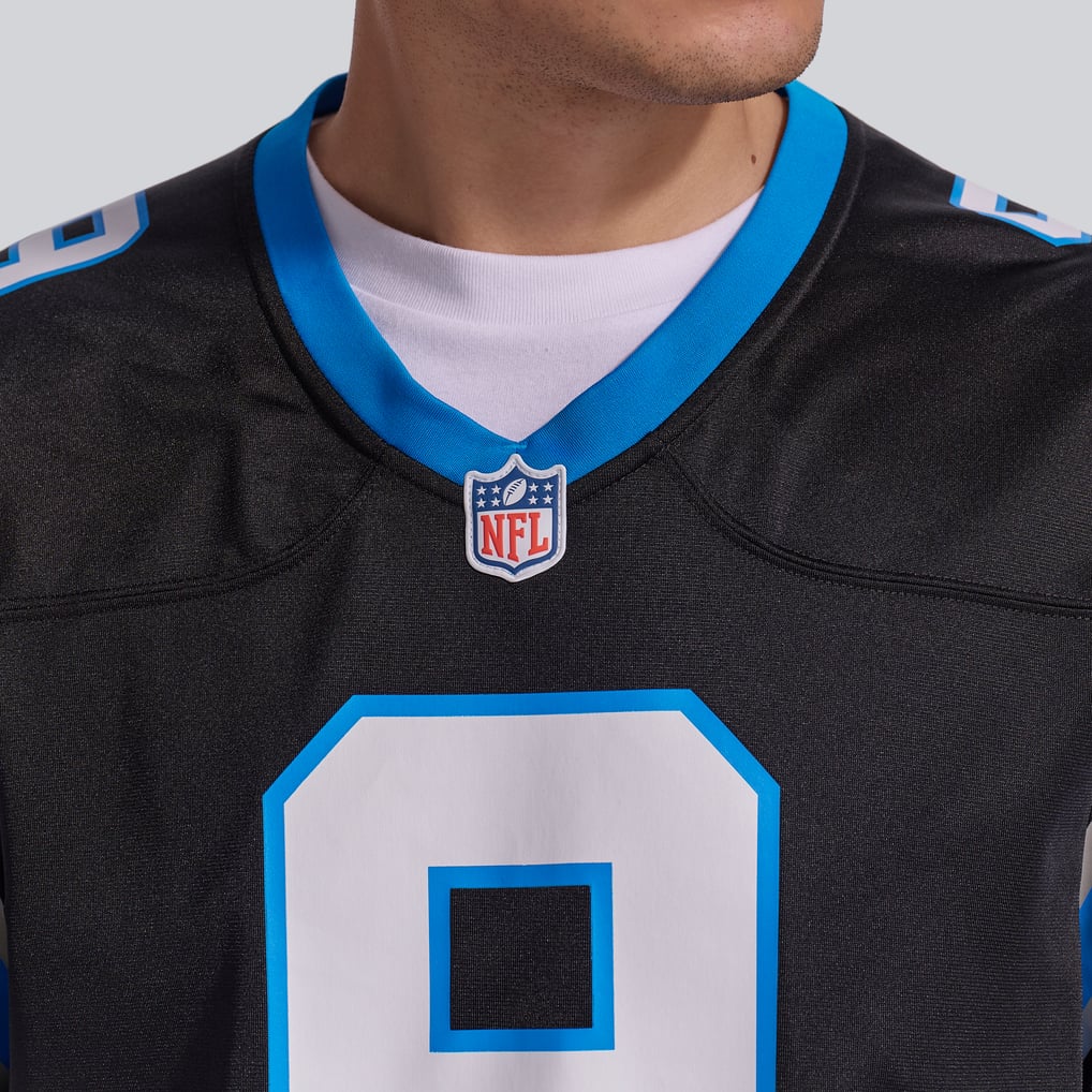 Men's Carolina Panthers Bryce Young Nike Black Team Game Jersey - Image 9