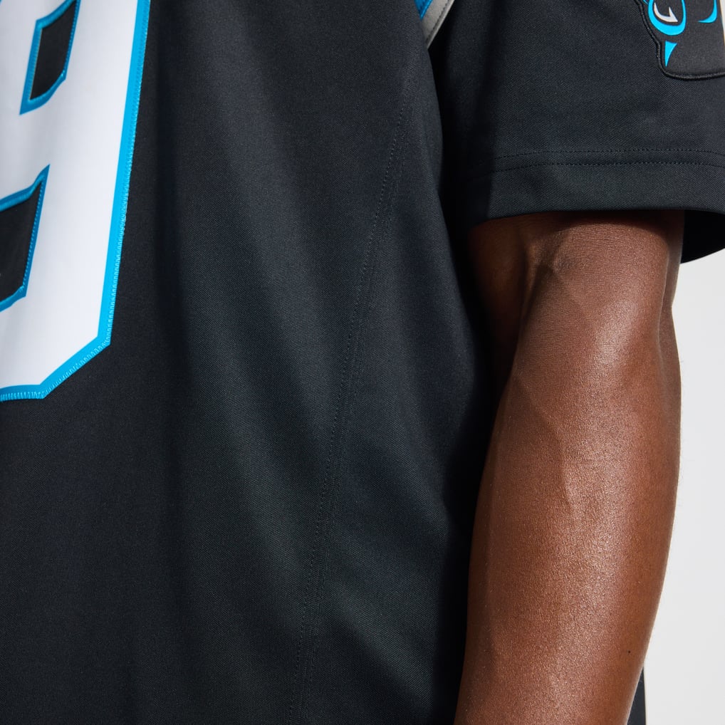 Men's Carolina Panthers Bryce Young Nike Black Team Vapor F.U.S.E. Stitched Limited Jersey - Image 14