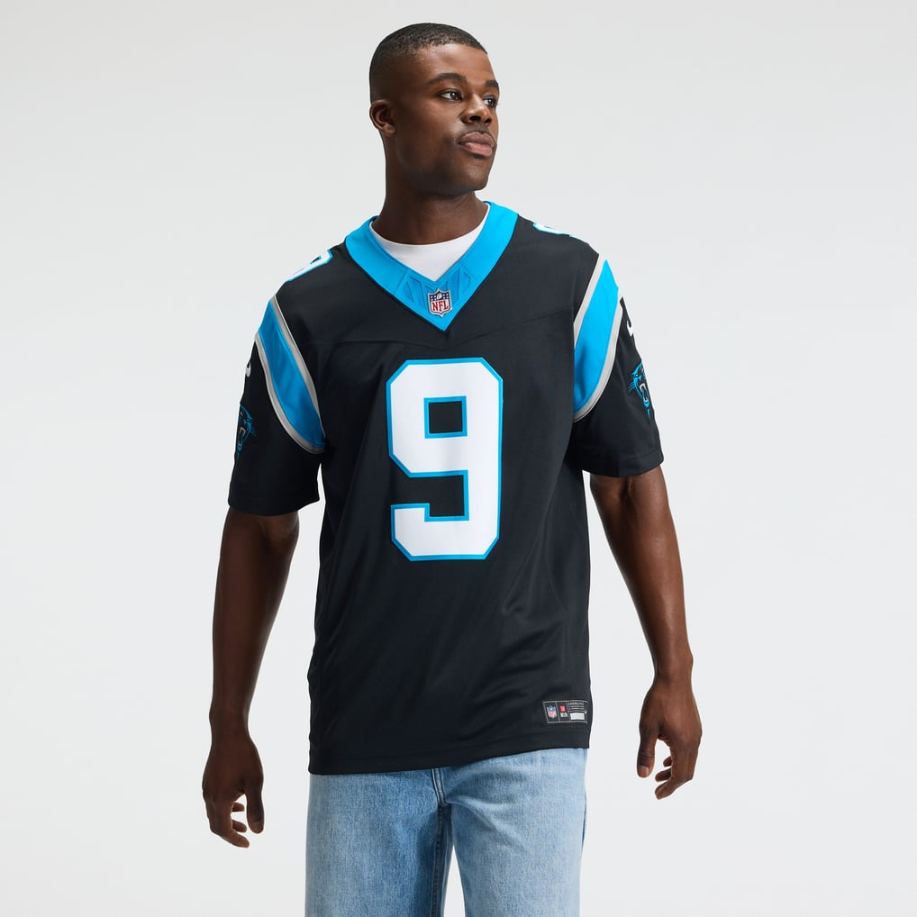 Men's Carolina Panthers Bryce Young Nike Black Team Vapor F.U.S.E. Stitched Limited Jersey - Image 3