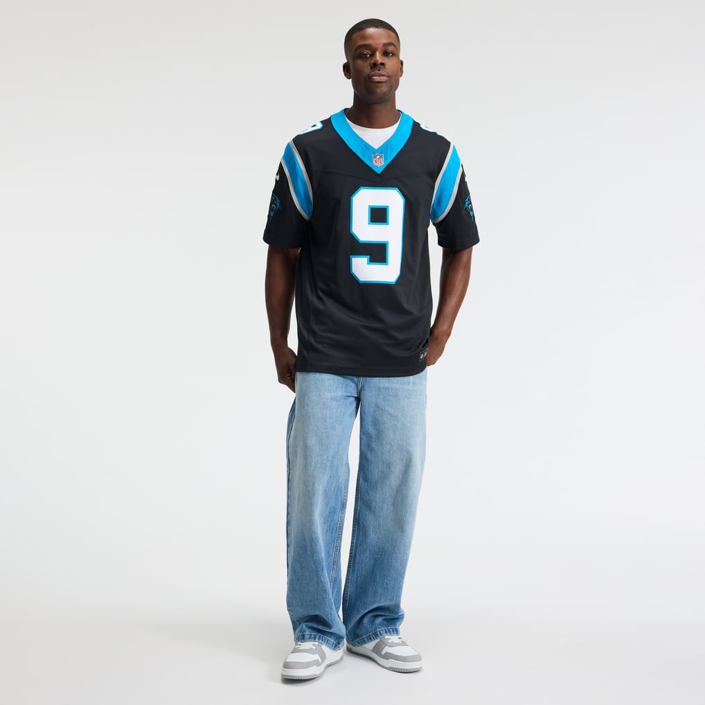 Men's Carolina Panthers Bryce Young Nike Black Team Vapor F.U.S.E. Stitched Limited Jersey - Image 5