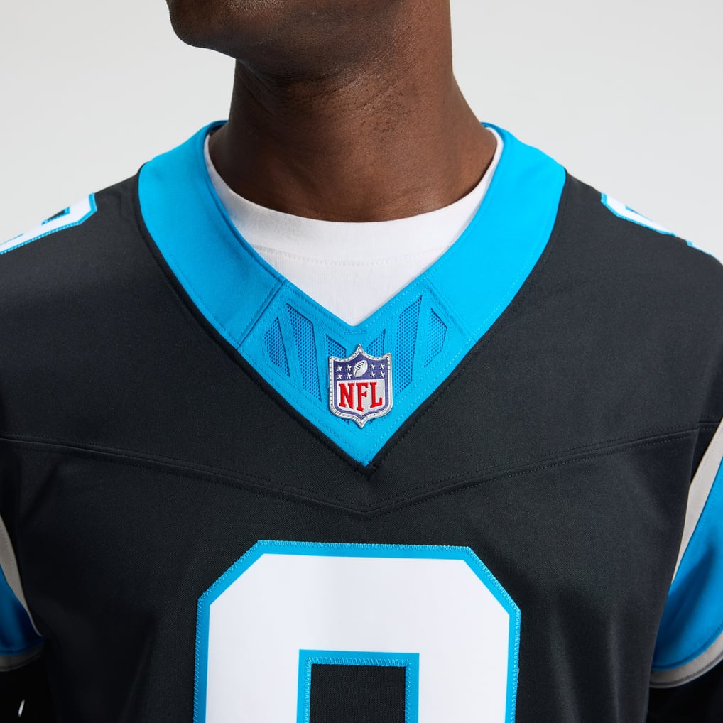 Men's Carolina Panthers Bryce Young Nike Black Team Vapor F.U.S.E. Stitched Limited Jersey - Image 9