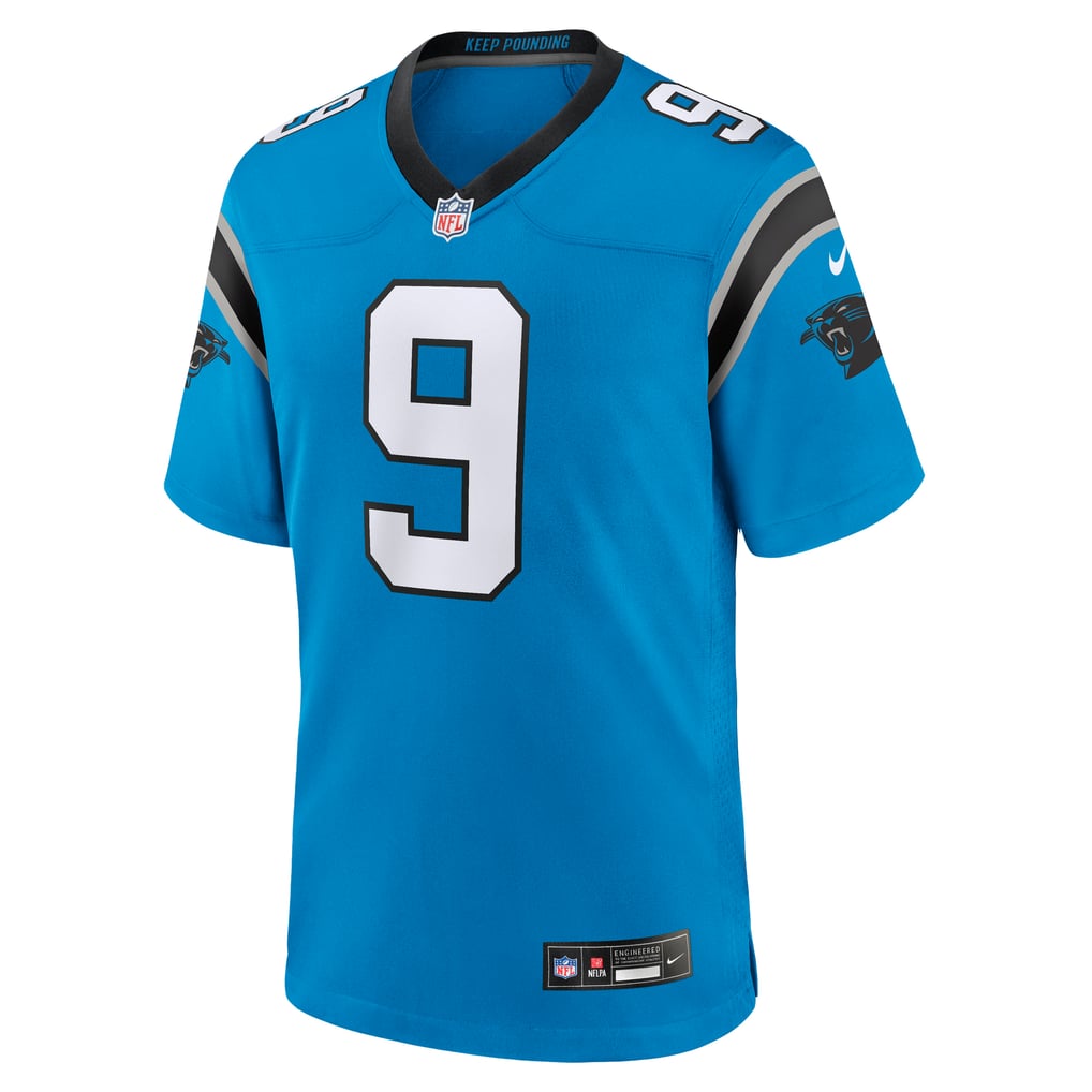 Men's Carolina Panthers Bryce Young Nike Blue Alternate Game Jersey - Image 3
