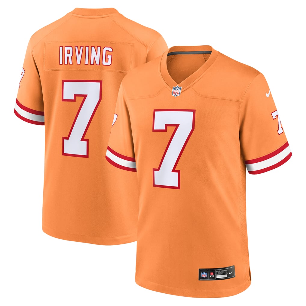 Men's Tampa Bay Buccaneers Bucky Irving Nike  Orange Alternate Game Jersey - Image 2