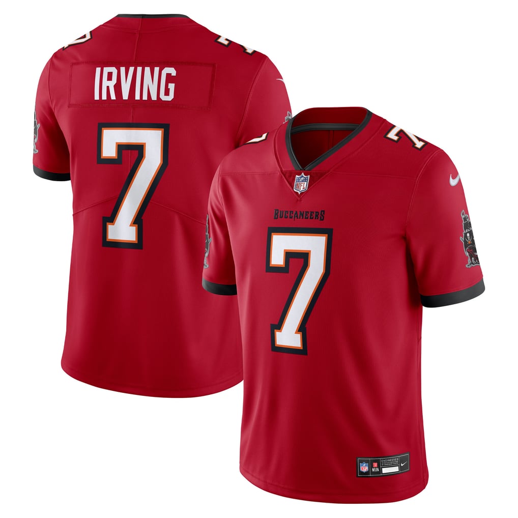 Men's Tampa Bay Buccaneers Bucky Irving Nike Red Vapor Untouchable Stitched Limited Jersey - Image 2