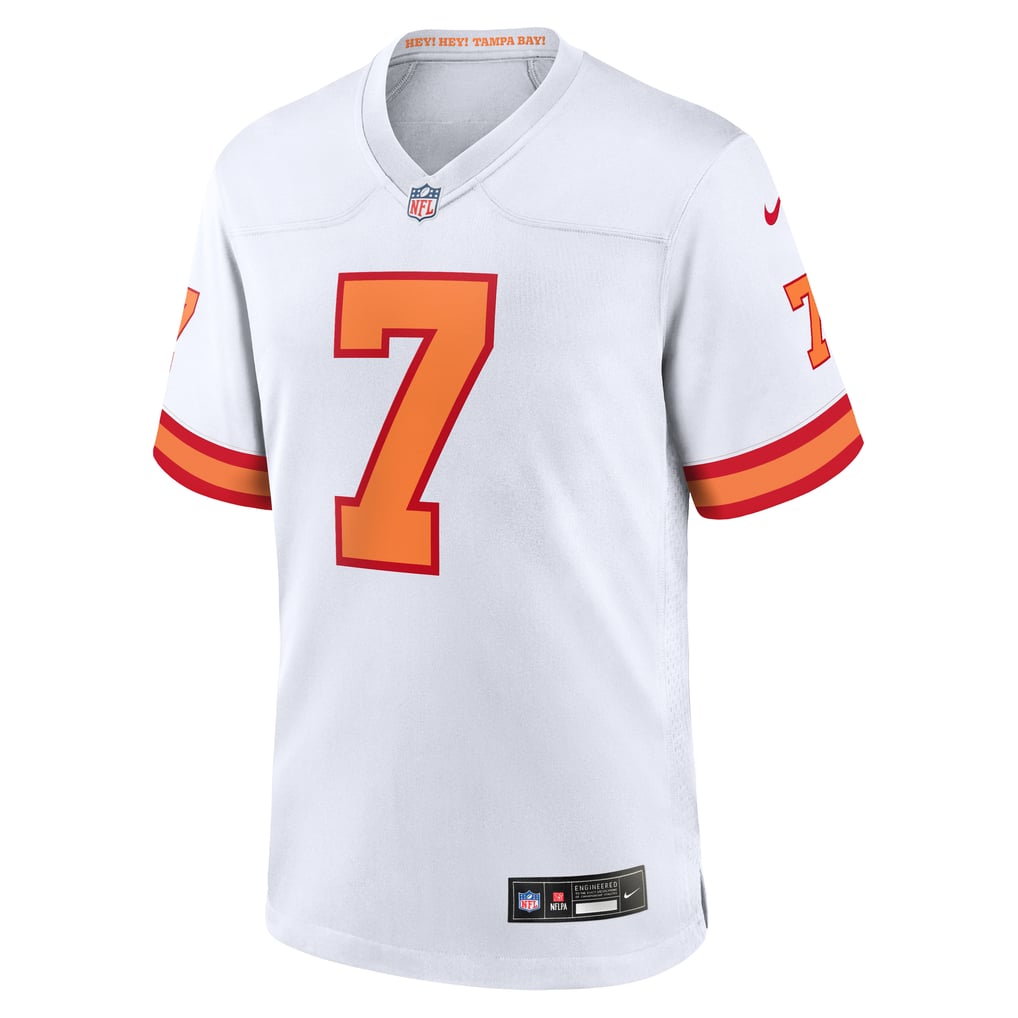 Men's '76 Tampa Bay Buccaneers Bucky Irving Nike White  Game Jersey - Image 3