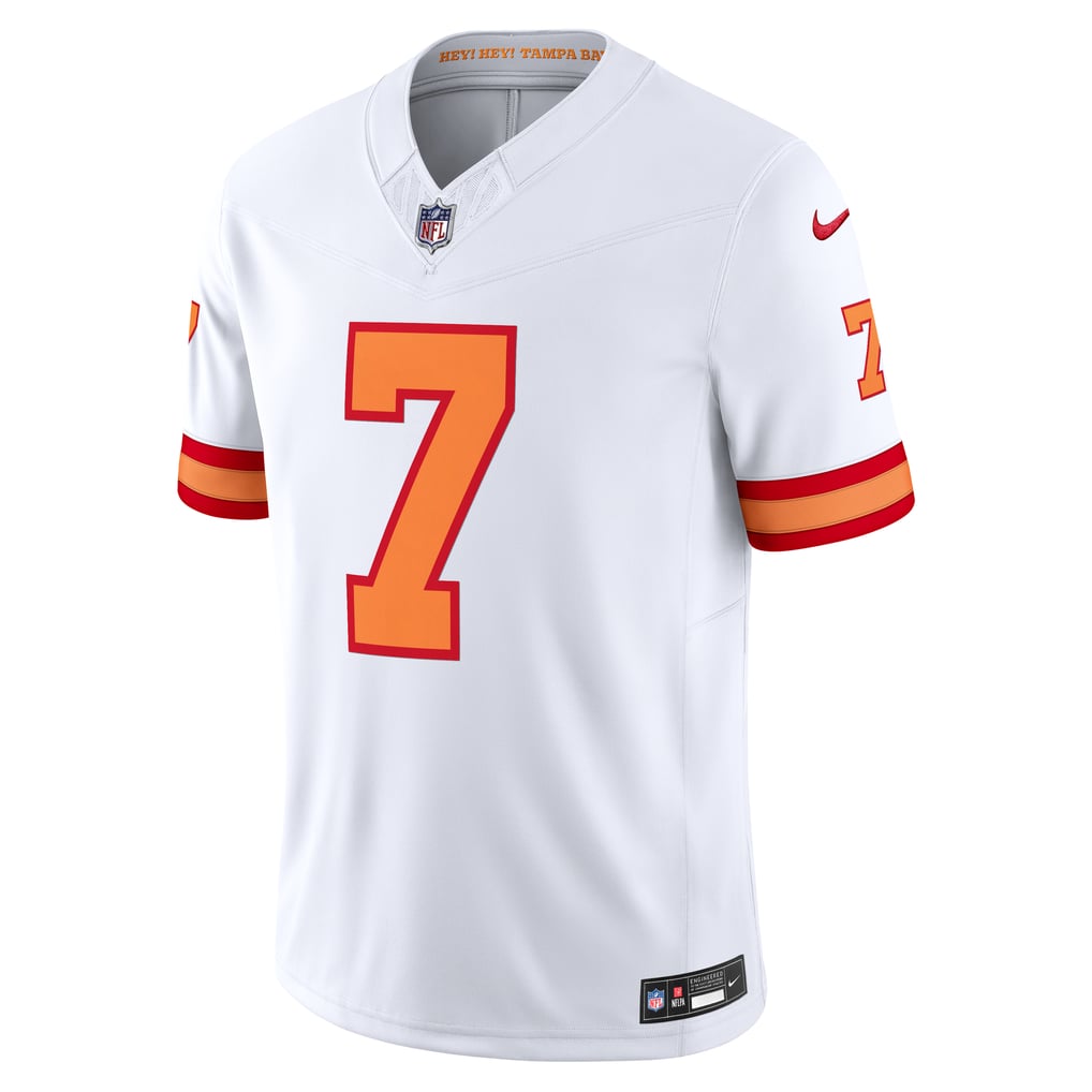Men's '76 Tampa Bay Buccaneers Bucky Irving Nike White  Vapor F.U.S.E. Player Limited Jersey - Image 3