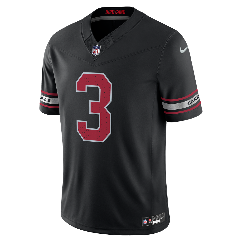 Men's Arizona Cardinals Budda Baker Nike Black Alternate Vapor F.U.S.E. Stitched Limited Jersey - Image 3
