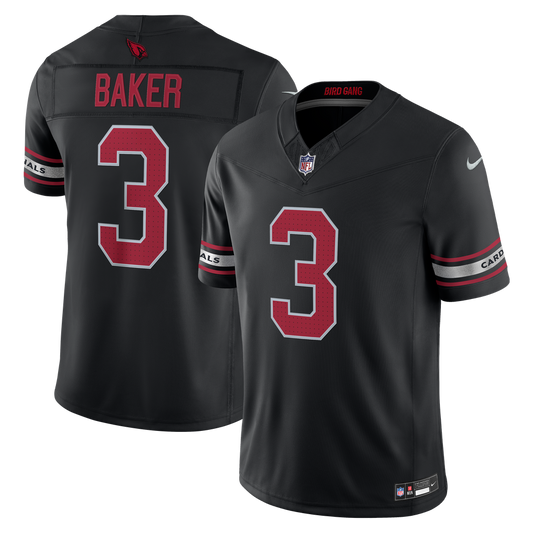 Men's Arizona Cardinals Budda Baker Nike Black Alternate Vapor F.U.S.E. Stitched Limited Jersey - Image 1