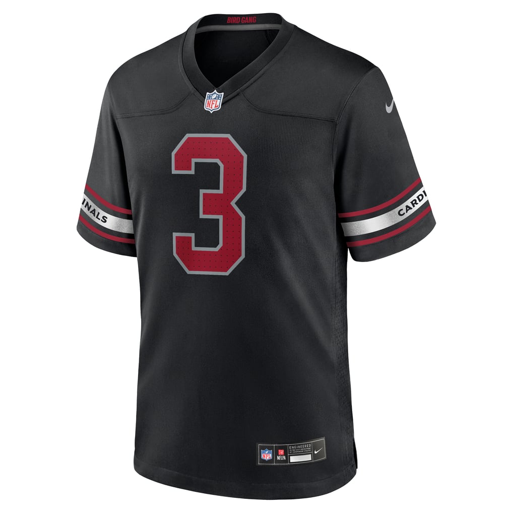 Men's Arizona Cardinals Budda Baker Nike Black Game Jersey - Image 3
