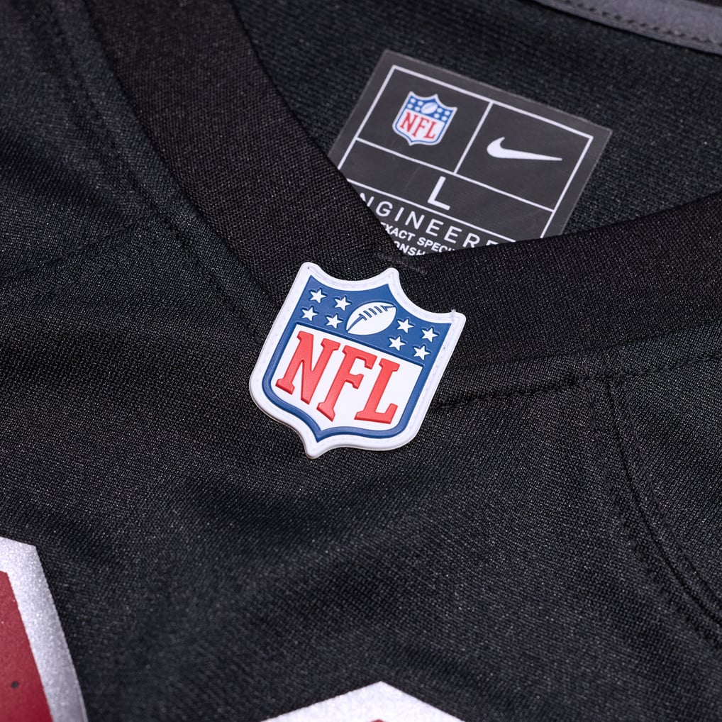 Men's Arizona Cardinals Budda Baker Nike Black Game Jersey - Image 5