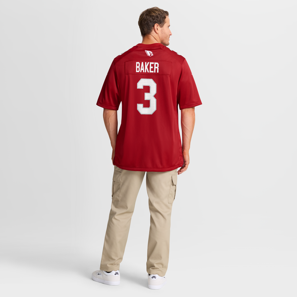 Men's Arizona Cardinals Budda Baker Nike Cardinal Game Player Jersey - Image 9