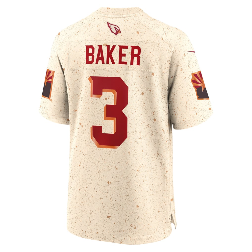Men's Arizona Cardinals Budda Baker Nike Natural Rivalries Collection Game Jersey - Image 4