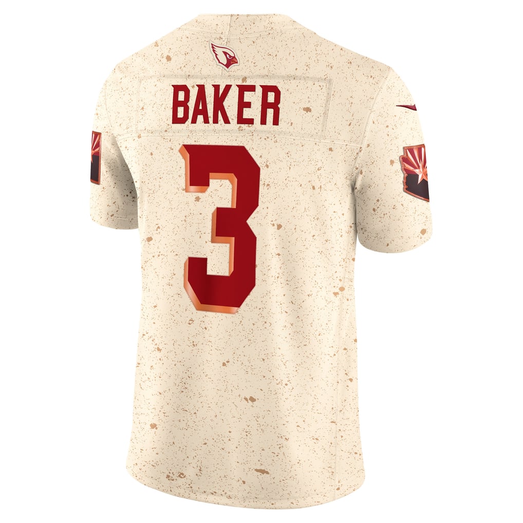 Men's Arizona Cardinals Budda Baker Nike Natural Rivalries Collection Stitched Limited Jersey - Image 4